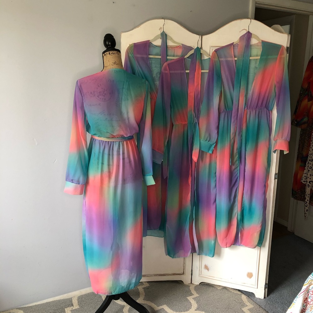 Multicolor Kaftan Coverup NEW - Picture 7 of 16